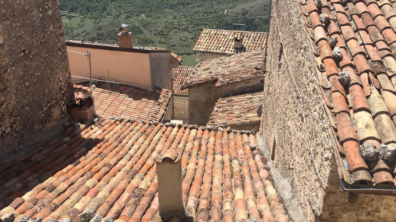 Le Case Della Posta Santo Stefano Di Sessanio Bagian luar foto